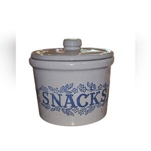 Lidded Crock Snacks
